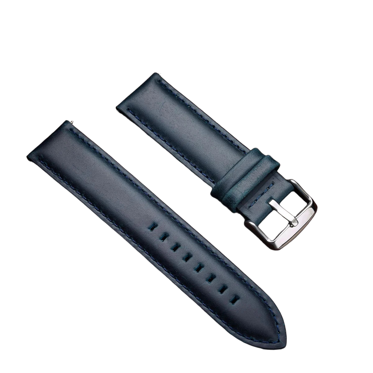 Bracelet Cuir Pulzena Bleu 20 mm