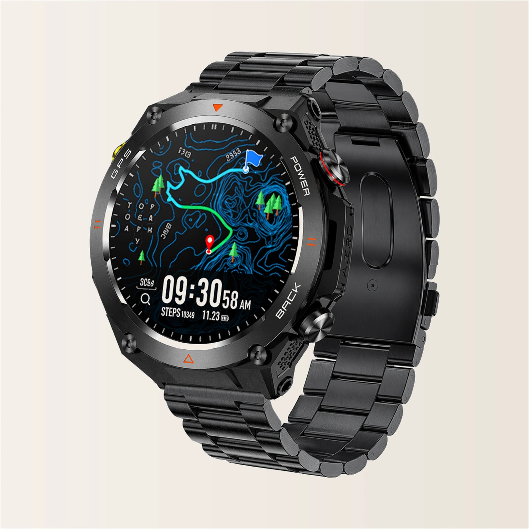 Pulzena Lokos acier noir on