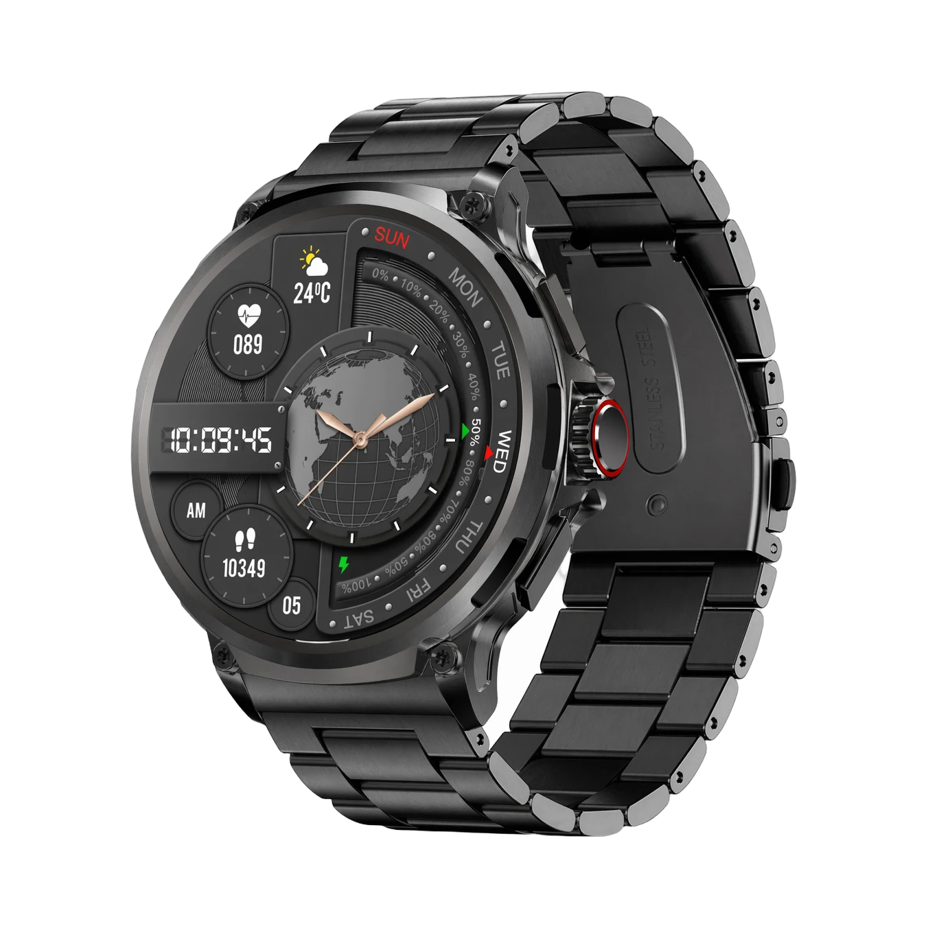 Pulzena Drako acier noir on