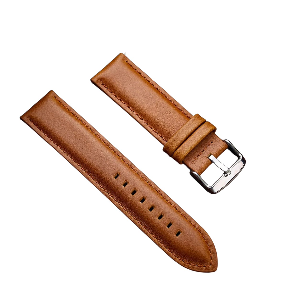 Bracelet Cuir Pulzena Marron Clair 20 mm