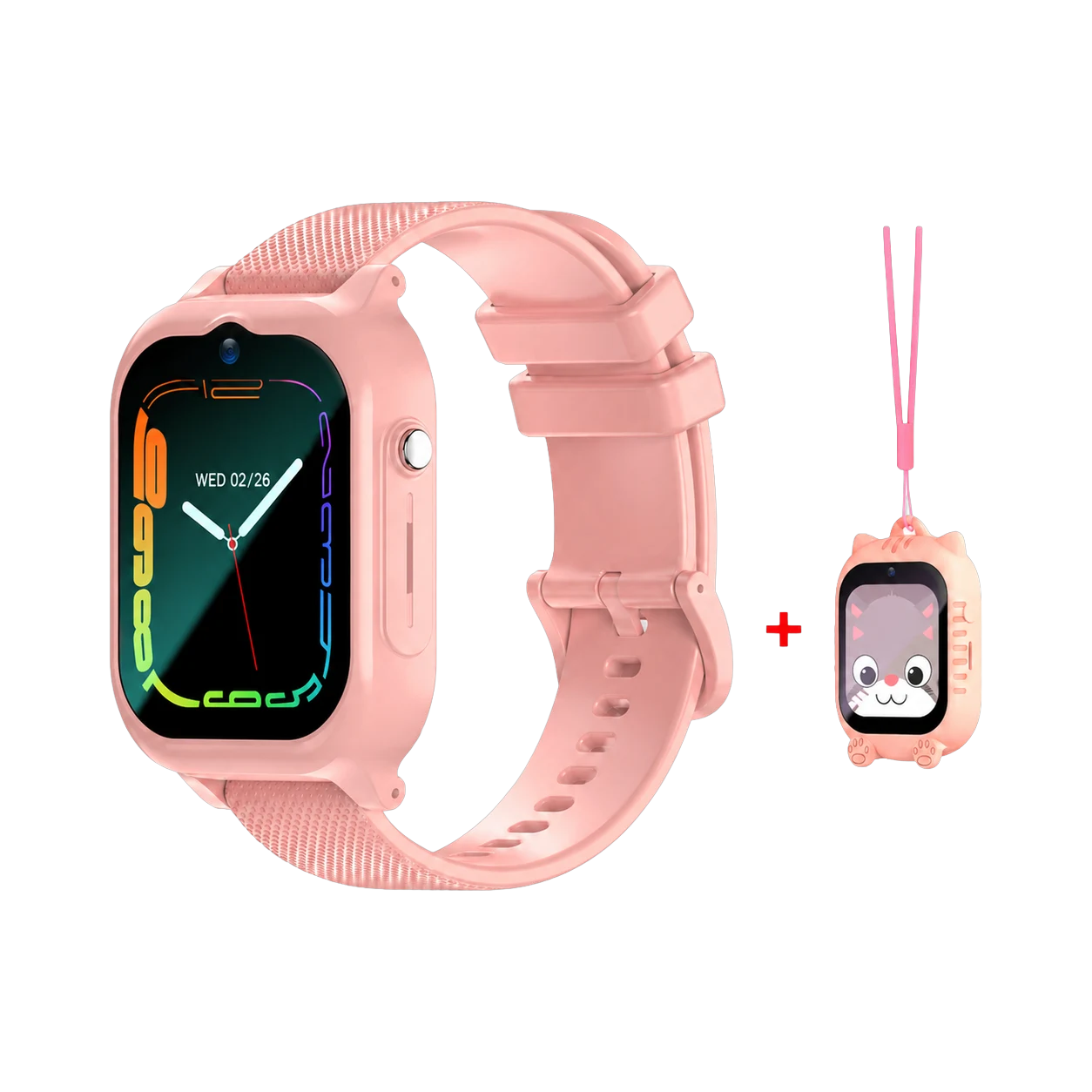 Montre connectée enfant Grand Écran Pulzena Pixi rose
