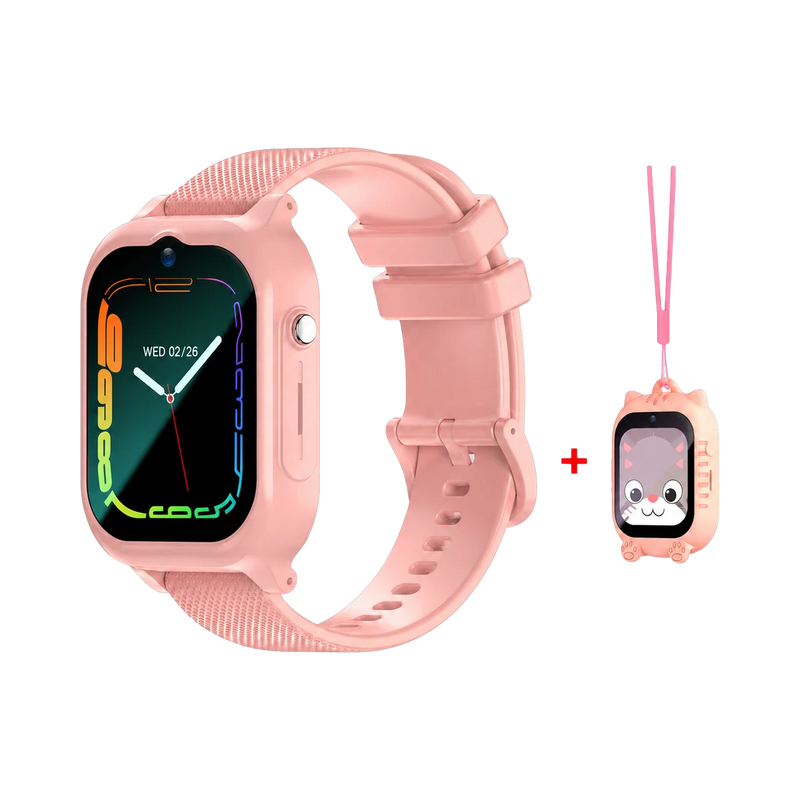 Montre connectée enfant Grand Écran Pulzena Pixi rose