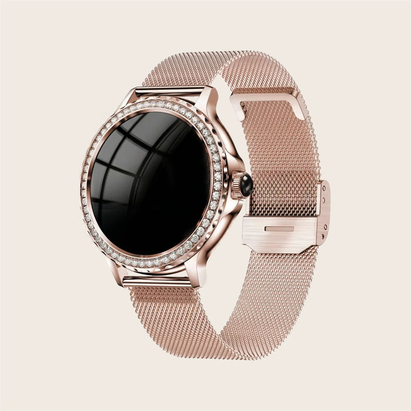 Montre connectée femme élégante Pulzena Elva - Or