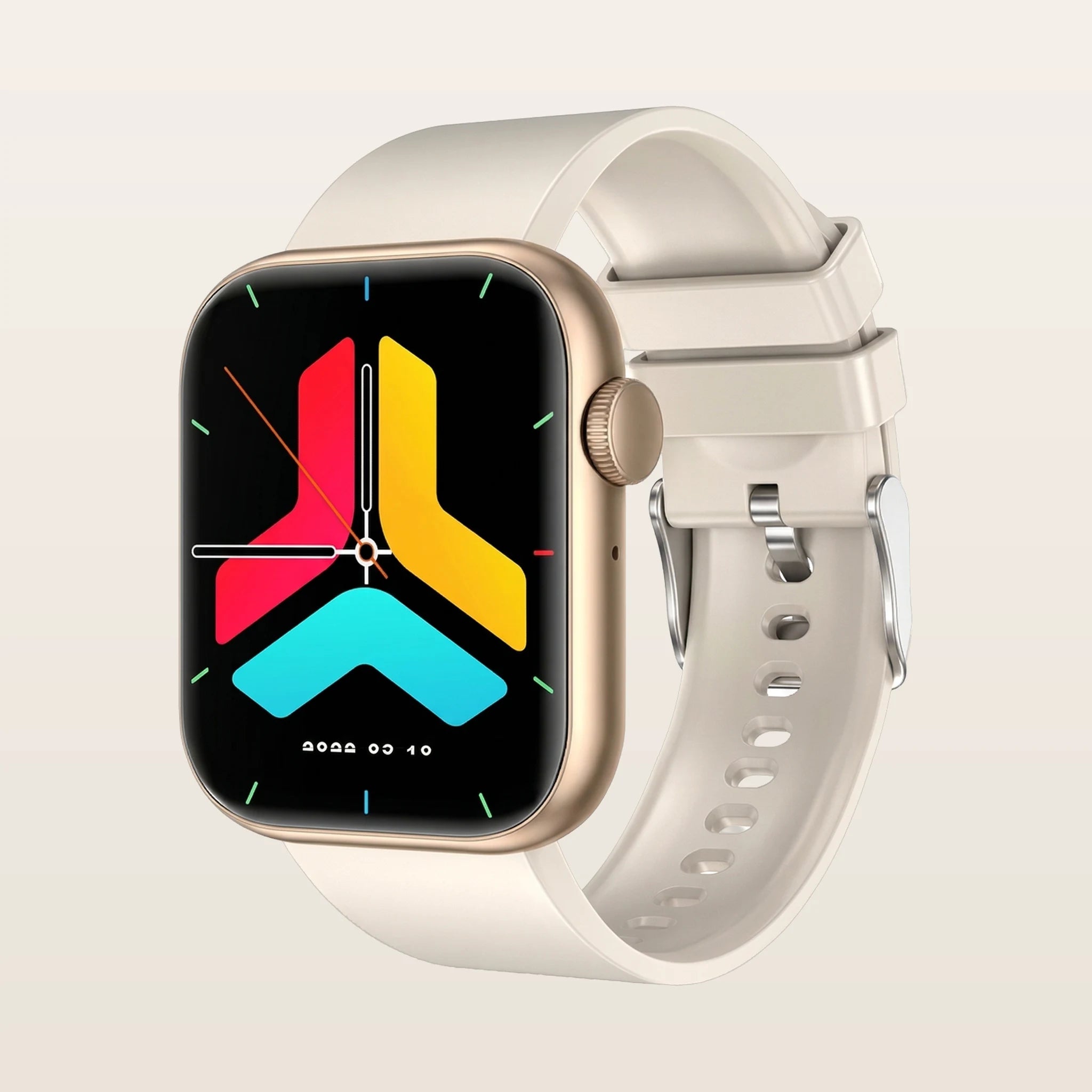 Montre connectée femme sport Pulzena Vexo silicone blanc