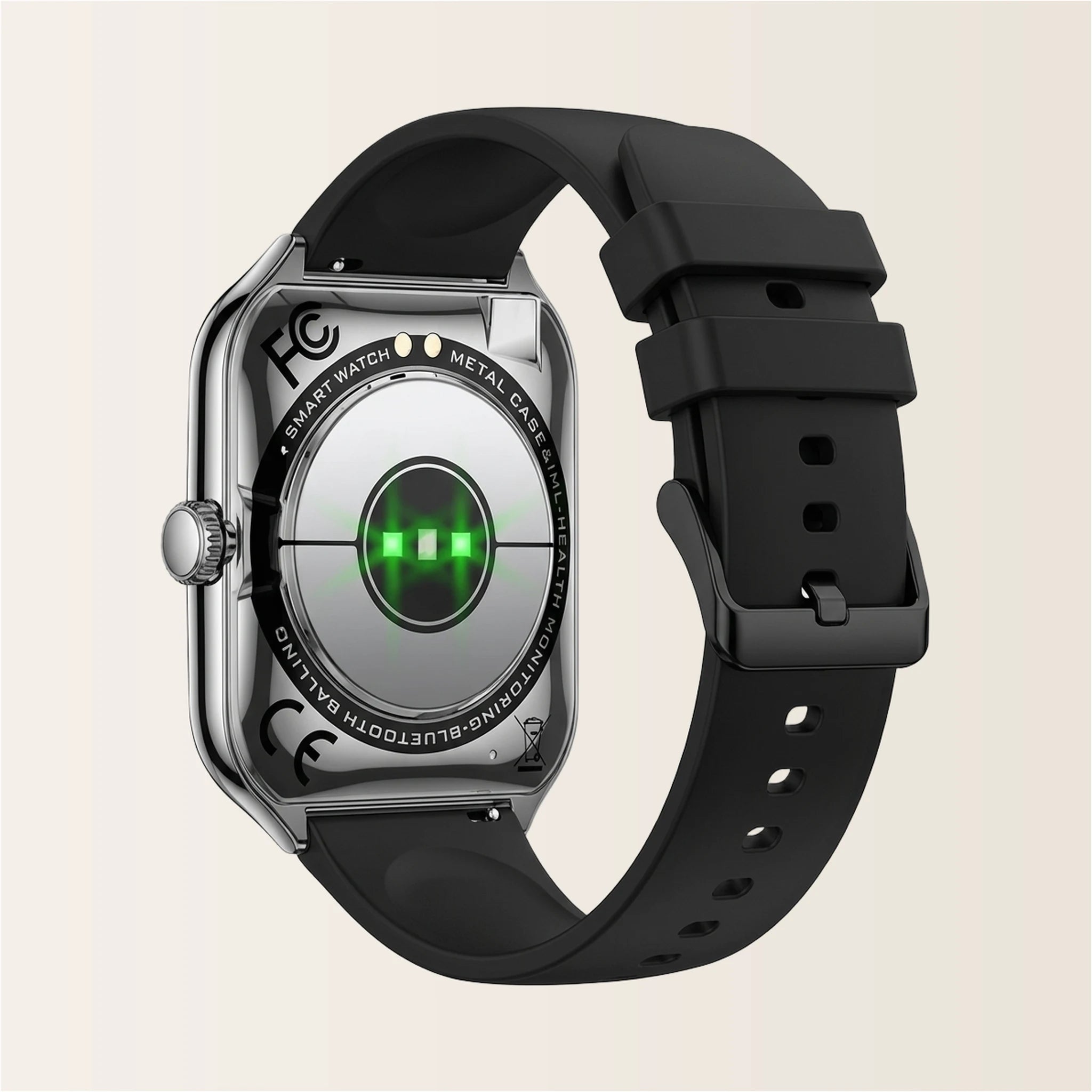 Montre connectée homme-femme Élégante Pulzena Qord dos