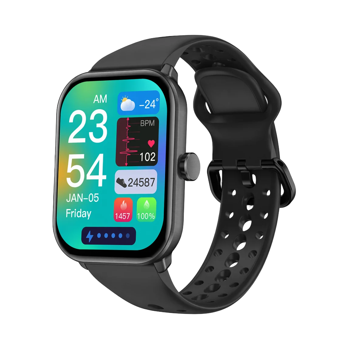 Pulzena Teln silicone noir on