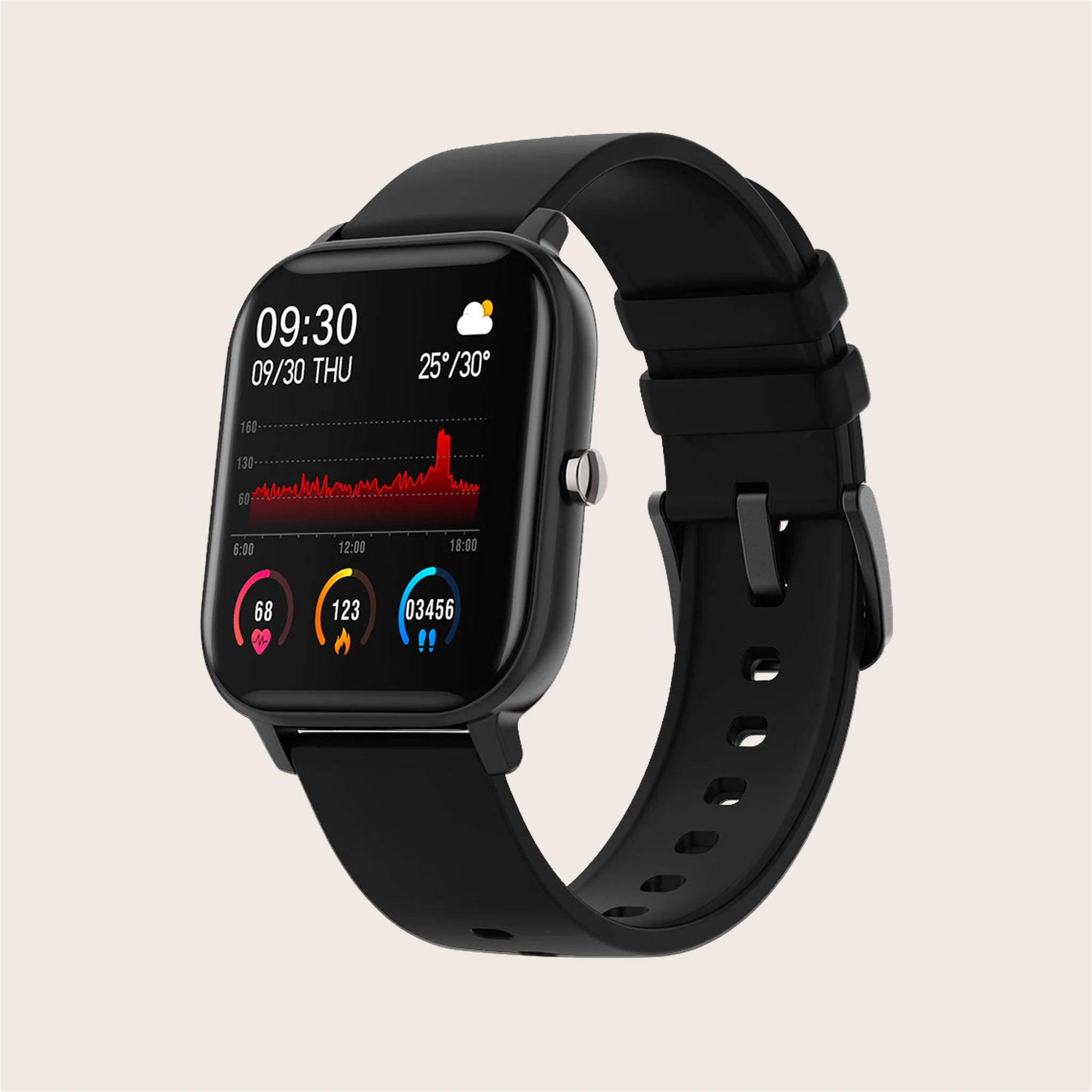 Montre connectée homme femme Tactile Pulzena Kordo