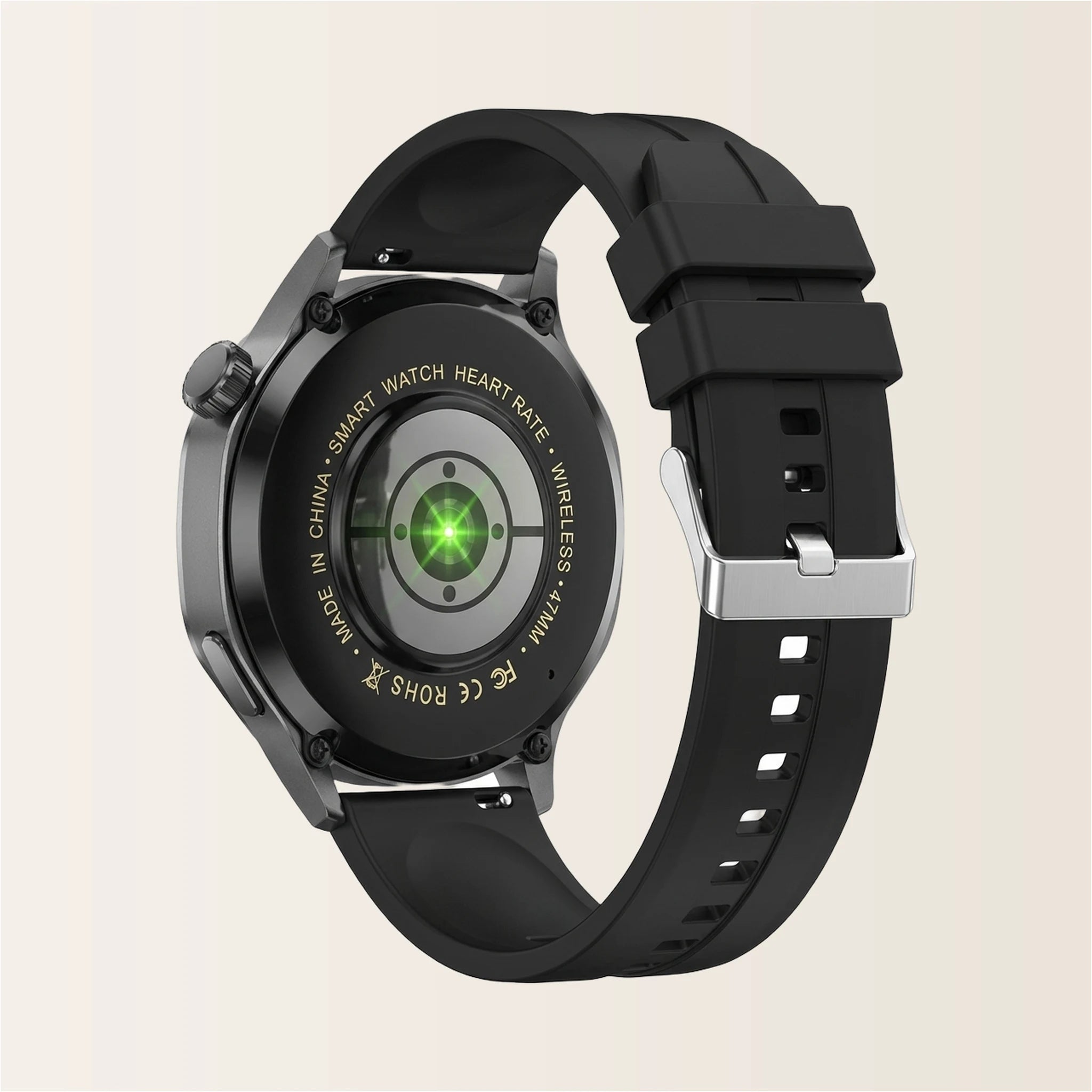 Montre connectée homme Sport Pulzena Strek Bracelet Acier dos