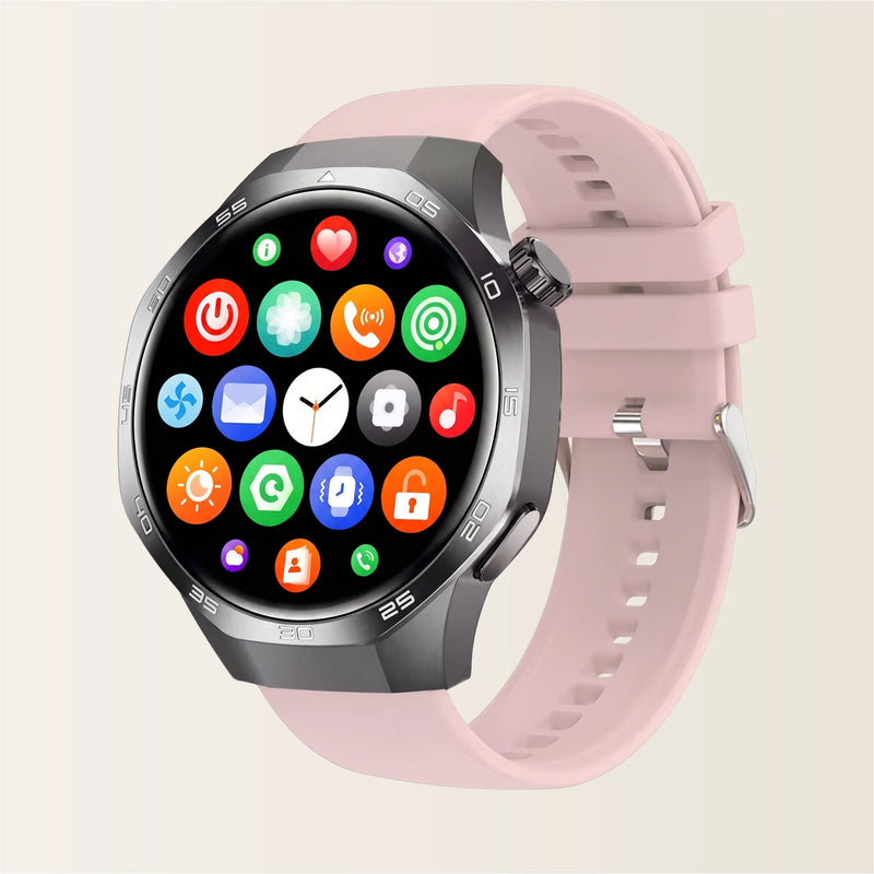 Montre connectée homme Sport Pulzena Strek noir rose