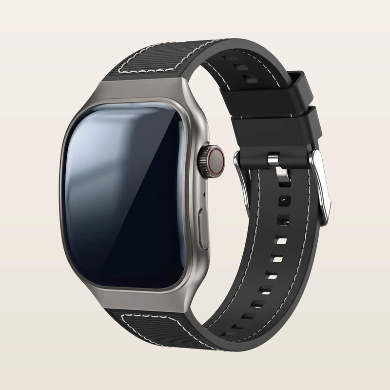Montre connectée sport grand écran Pulzena Mevra noir